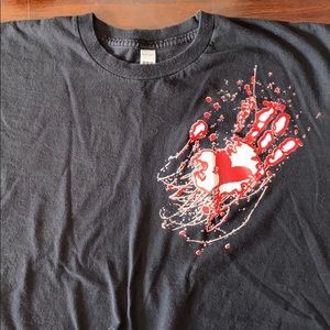 Vintage Emo Era Heart in Hand T-shirt